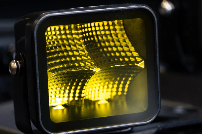 DV8 Offroad 3in Elite Series LED Amber Pod Light - Image 14