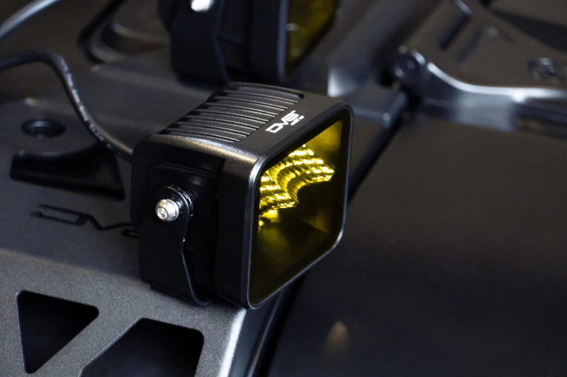 DV8 Offroad 3in Elite Series LED Amber Pod Light - Image 5