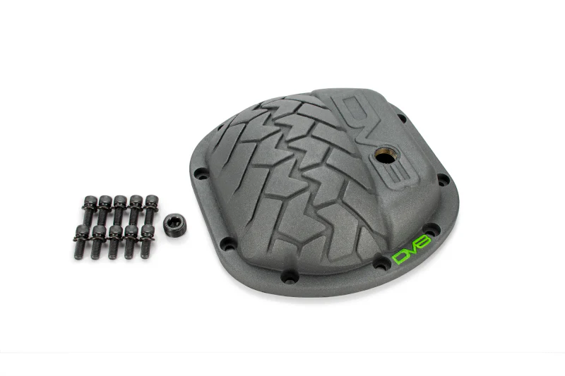 DV8 Offroad HD Dana 35 Diff Cover Cast Iron Gray Powdercoat - Image 2