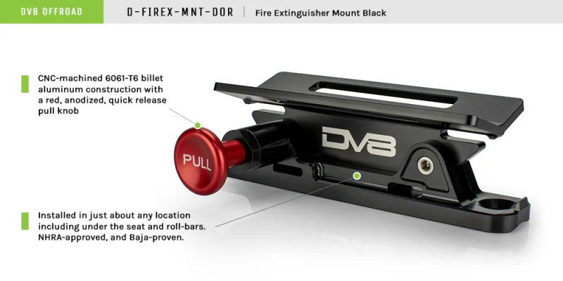 DV8 Offroad Quick Release Fire Extinguisher Mount - Image 7