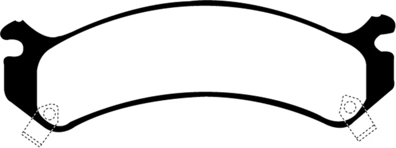 EBC 02 Chevrolet Avalanche 8.1 (2500) Greenstuff Front Brake Pads - Image 6