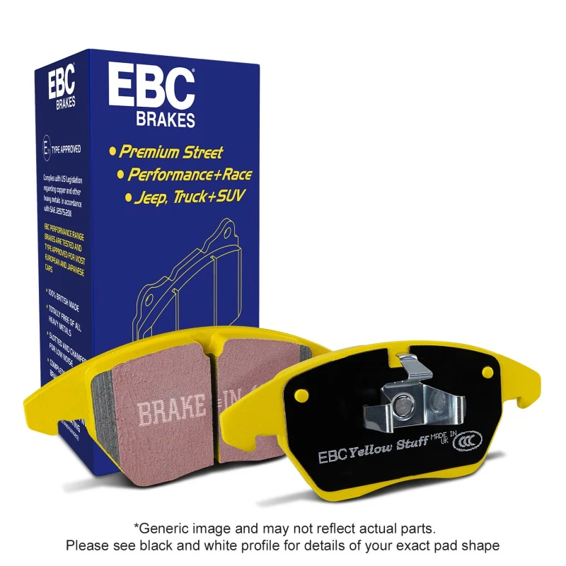 EBC 03-05 Infiniti FX35 3.5 Yellowstuff Rear Brake Pads - Image 3