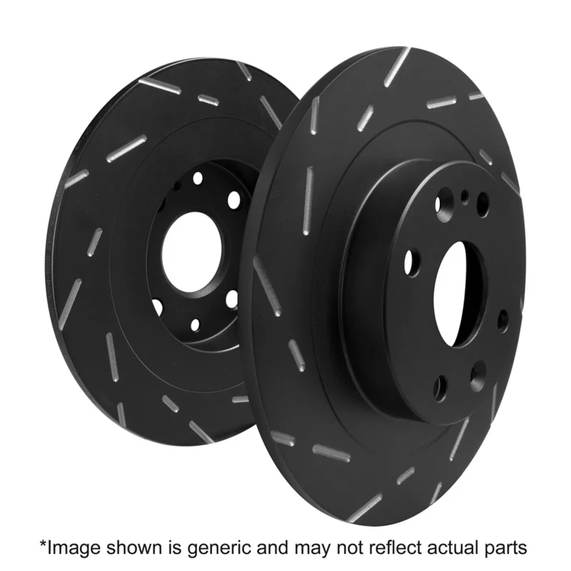 EBC 06-13 Audi A3 2.0 Turbo (Girling rear caliper) USR Slotted Rear Rotors - Image 2