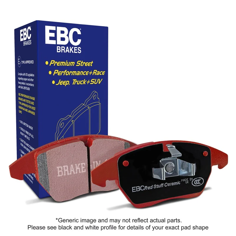 EBC 07-10 BMW X5 3.0 Redstuff Rear Brake Pads
