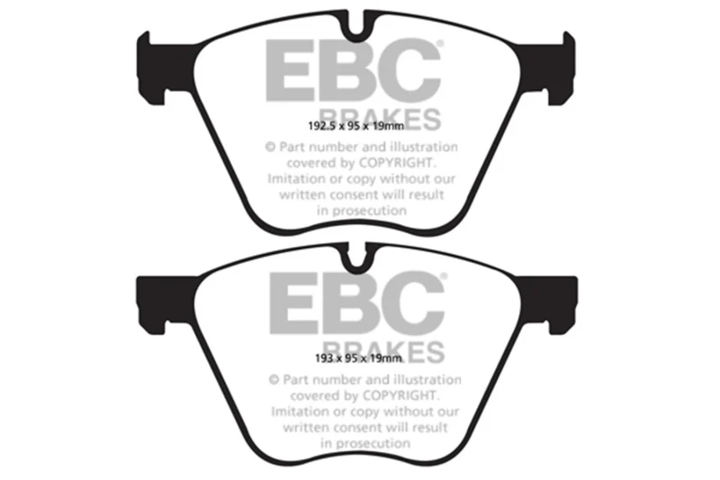 EBC 10-15 BMW X6 4.4 Twin Turbo Hybrid Redstuff Front Brake Pads - Image 4