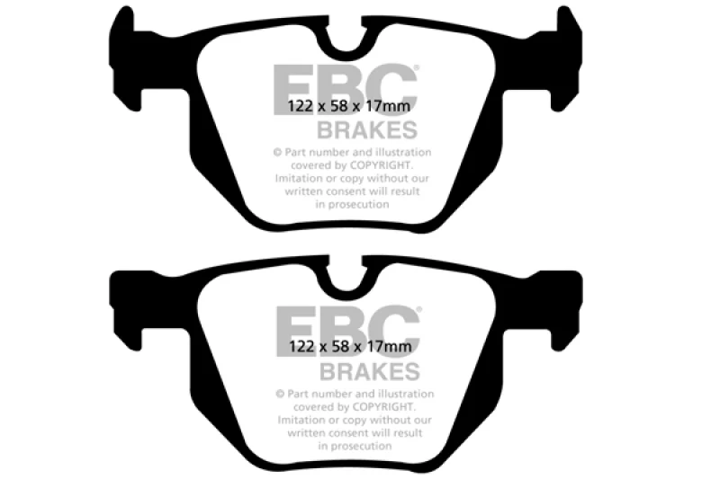 EBC 13+ BMW X1 3.0 Turbo (35i) Redstuff Rear Brake Pads - Image 2