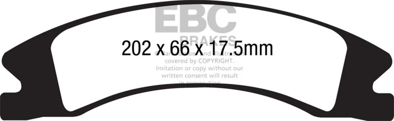 EBC 15+ Cadillac Escalade Ext/Esv 6.2 2WD Extra Duty Front Brake Pads - Image 2