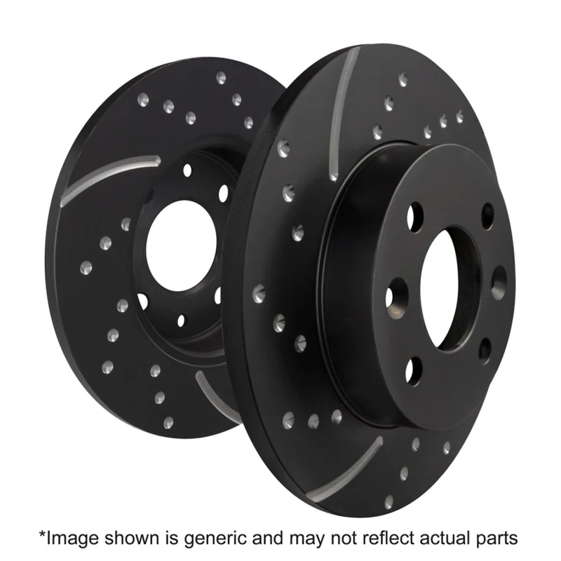 EBC 2017+ Volkswagen Golf Mk7 1.8L Turbo GD Sport Rear Rotors - Image 2