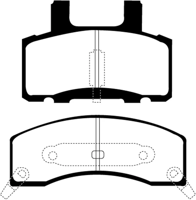EBC 90-93 Chevrolet C20 8600 LB Greenstuff Front Brake Pads - Image 9