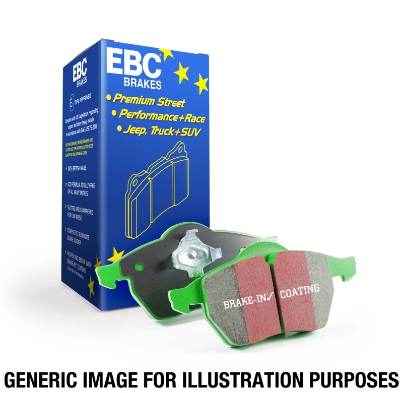 EBC 98-07 Lexus LX470 4.7 Greenstuff Front Brake Pads - Image 9