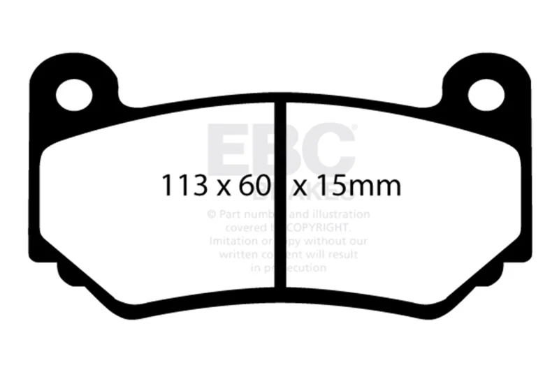 EBC AP Racing Caliper CP7600 Bluestuff NDX Front Brake Pads - Image 4