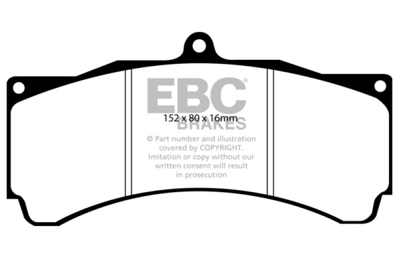EBC Brakes Redstuff Ceramic Brake Pads - Image 2