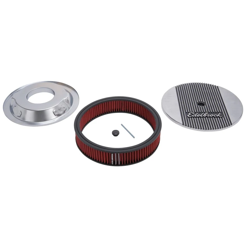 Edelbrock Air Cleaner Elite II 14In Diameter w/ 3In Element Polished - Image 2
