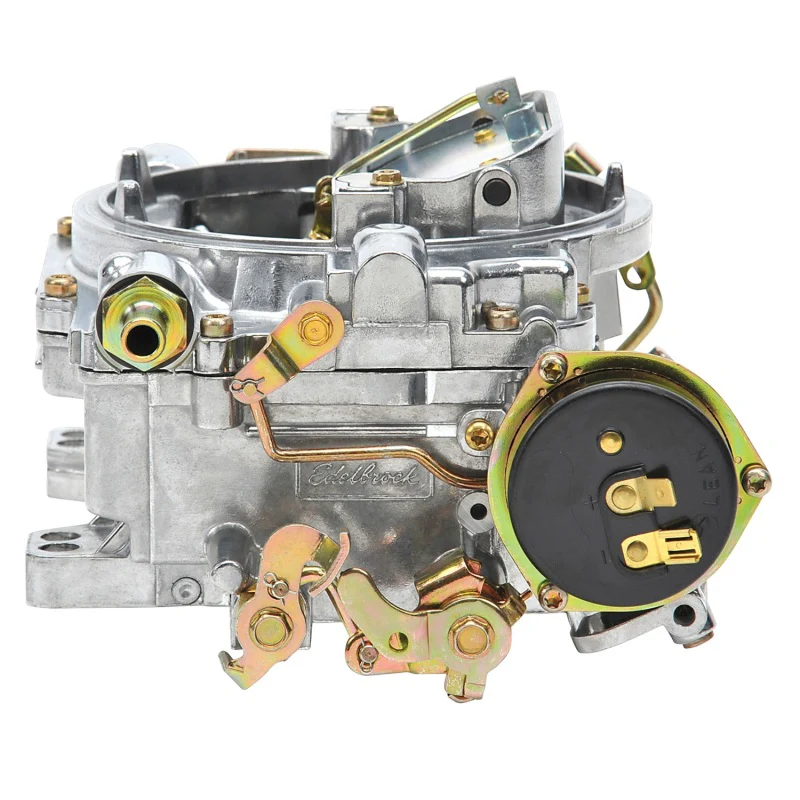 Edelbrock Carburetor Performer Series 4-Barrel 600 CFM Electric Choke Satin Finish - Image 4