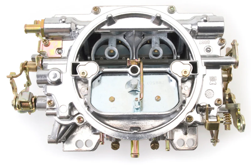 Edelbrock Carburetor Performer Series 4-Barrel 600 CFM Manual Choke Satin Finish - Image 5