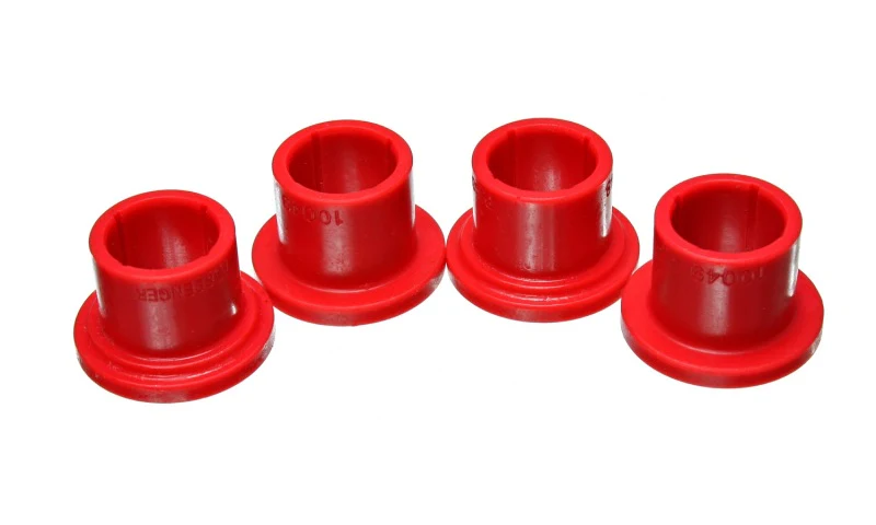 Energy Suspension 00-04 Dodge Dakota 4WD / 00-03 Durango 4WD Red Front Rack and Pinion Bushing Set - Image 3