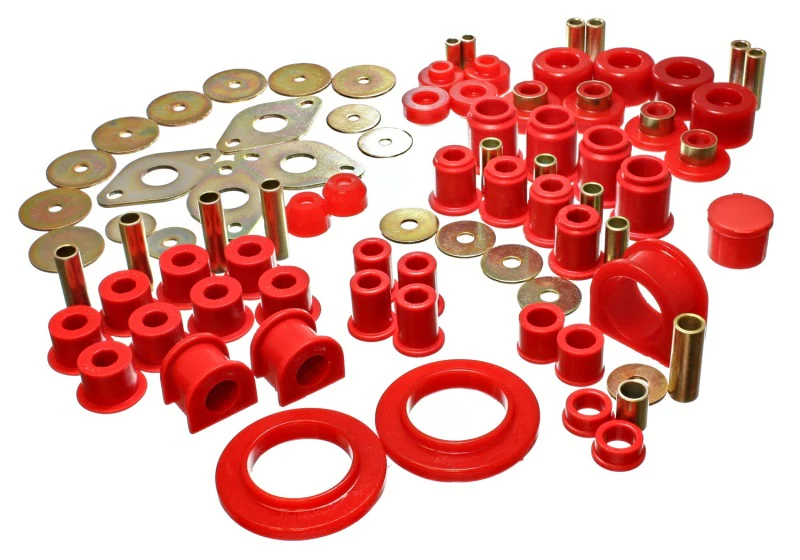 Energy Suspension 01-04 Toyota Tacoma Red Hyper-Flex Master Bushing Set - Image 3