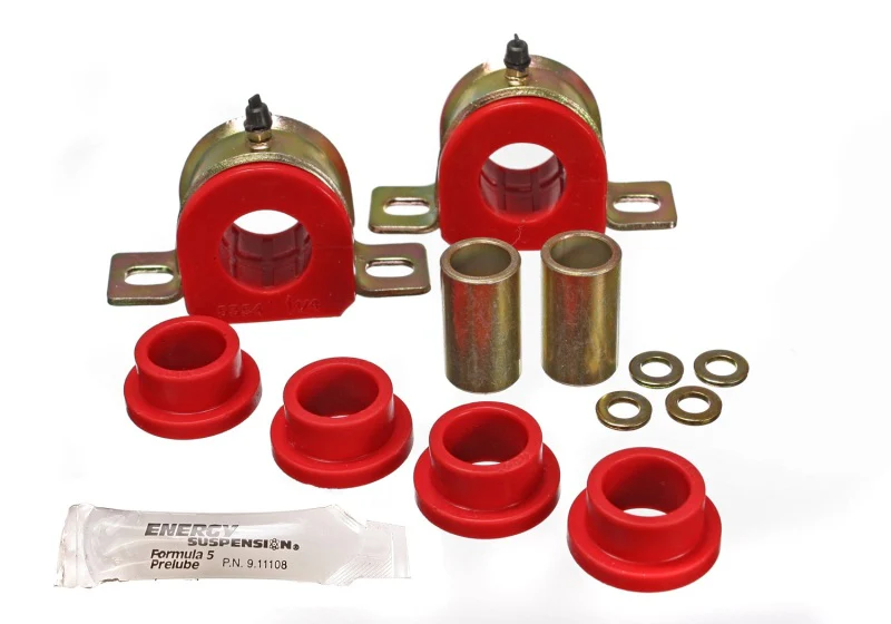 Energy Suspension 73-80 GM K5 Blazer / 73-80 K10/K20/K30 Red Complete Front Sway Bar Bushing Set - Image 2