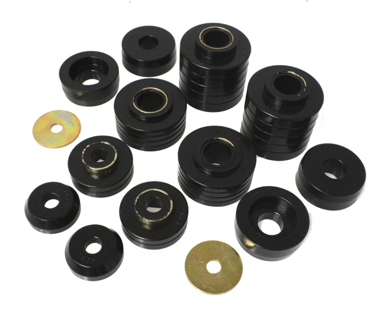 Energy Suspension 80-98 Ford F250/F350 / 80-92 Ford F100/F150 / 85-98 Ford F450 Black Body Mount Set - Image 2
