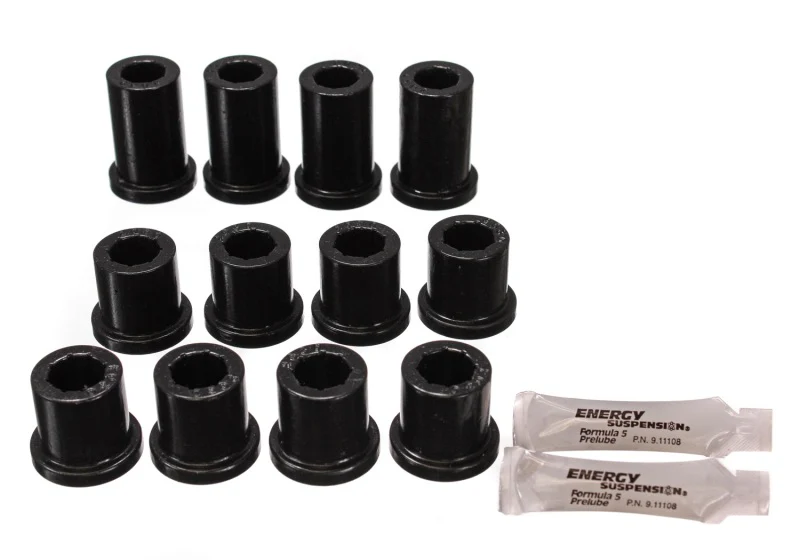 Energy Suspension 84-85 Toyota 4Runner 2 & 4WD Black Front Leaf Spring Bushing Set - Image 2