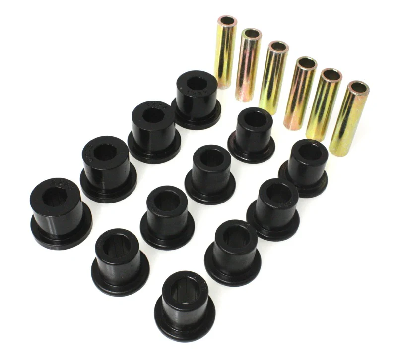 Energy Suspension 87-96 Jeep Wrangler Black Front/Rear Spring and Shackle Bushing - Image 3