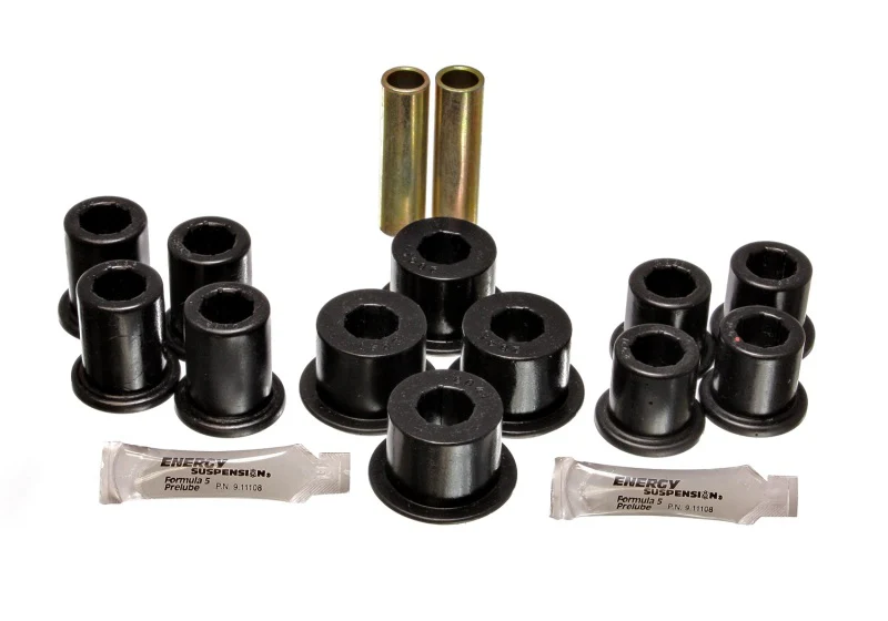 Energy Suspension 89-94 Toyota Pick Up 2WD (Exc T-100/Tundra) Black Rear Leaf Spring Bushing Set - Image 3