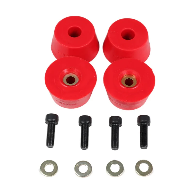 Energy Suspension 96-02 Toyota 4Runner Front Hyper Flex Red Bump Stop Set - Image 3