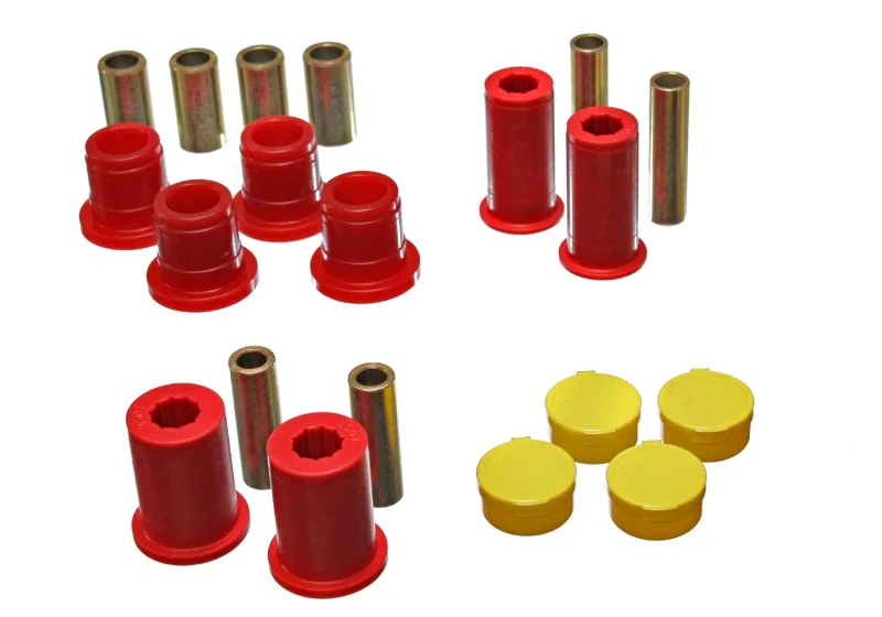 Energy Suspension 97-01 Dodge Dakota 2WD Red Front Control Arm Bushing Set - Image 3