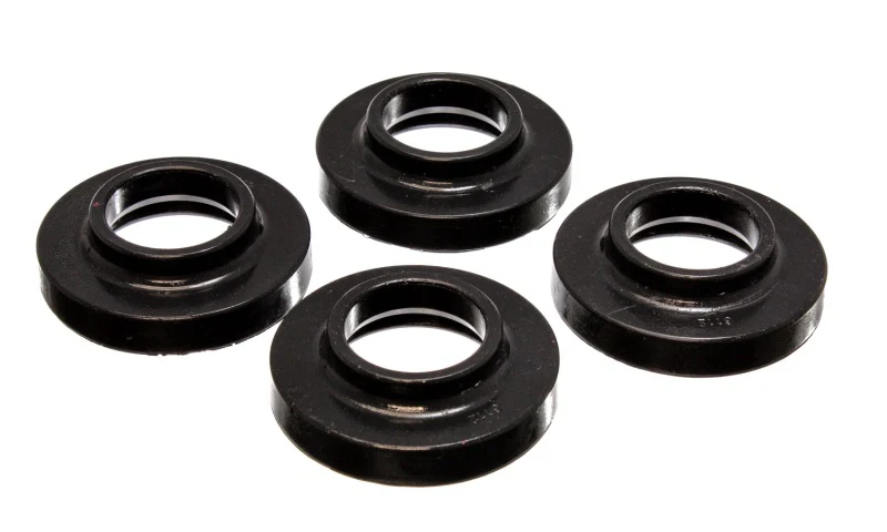 Energy Suspension 97-06 Jeep Wrangler TJ / 84-01 Cherokee Black Fr/Rear Coil Lift Isolator Set of 4 - Image 2