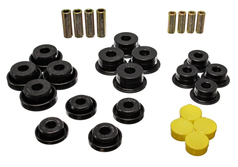 Energy Suspension 97-06 Jeep Wrangler TJ/YJ Black Front Control Arm Bushings (Must reuse OEM Outer S - Image 2