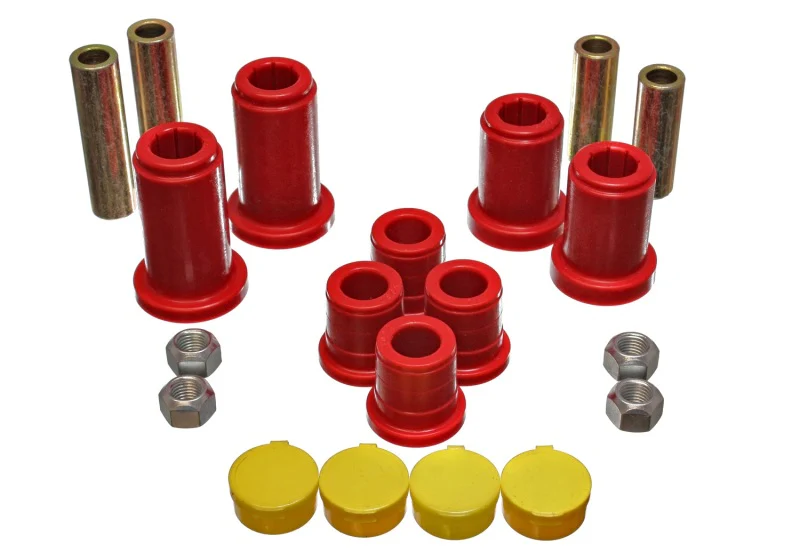 Energy Suspension 98-99 Tahoe/Yukon/Denali / 98-95 K5 Blazer 4WD Red Front End C/A Bushing Set - Image 3