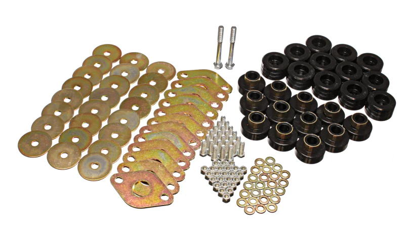 Energy Suspension Body Mount Set W/Hardware - Black - Image 2