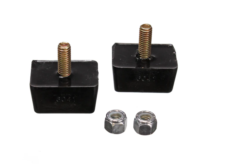 Energy Suspension Univ Blk 7/8in H x 1-7/8in L x 1-3/8in W Low Profile Rectangular Bump Stops (2 ea) - Image 2