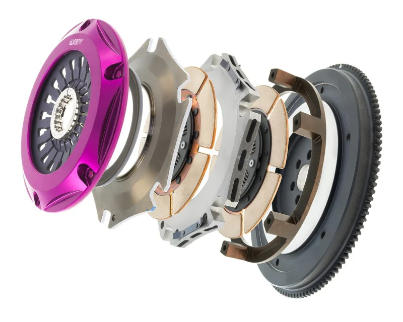 Exedy 1993-1994 Nissan Skyline GTR L6 Hyper Twin Cerametallic Clutch Sprung Center Disc Pull Type - Image 10