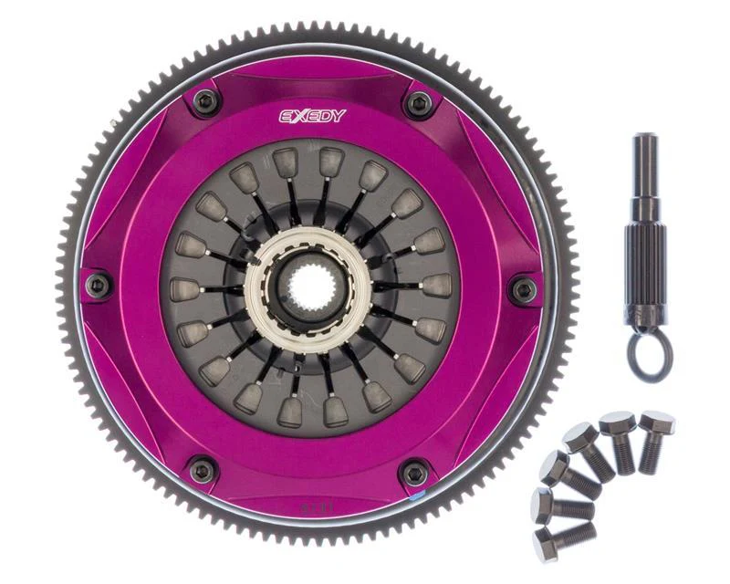 Exedy 1999-2002 Nissan Skyline GTR L6 Hyper Twin Cerametallic Clutch Sprung Center Disc Pull Type - Image 11