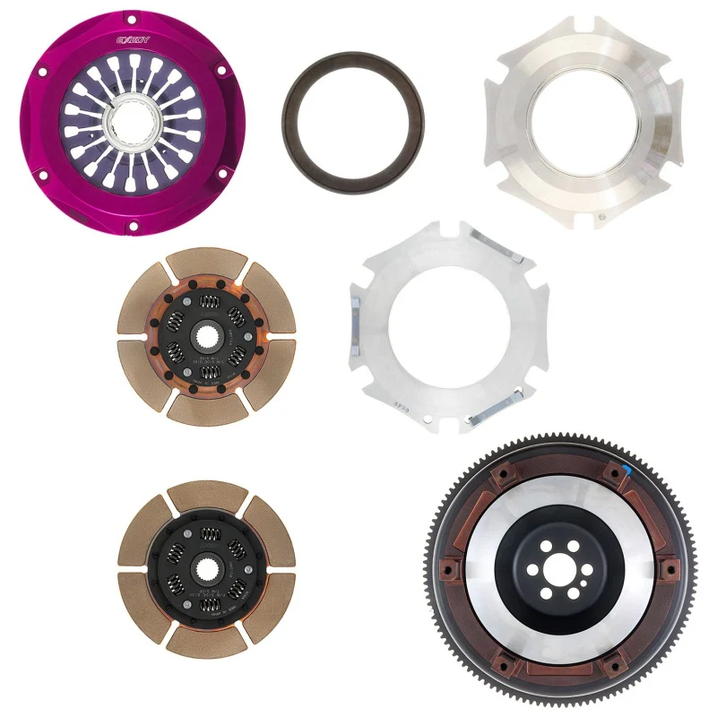 Exedy 1999-2002 Nissan Skyline GTR L6 Hyper Twin Cerametallic Clutch Sprung Center Disc Pull Type - Image 12