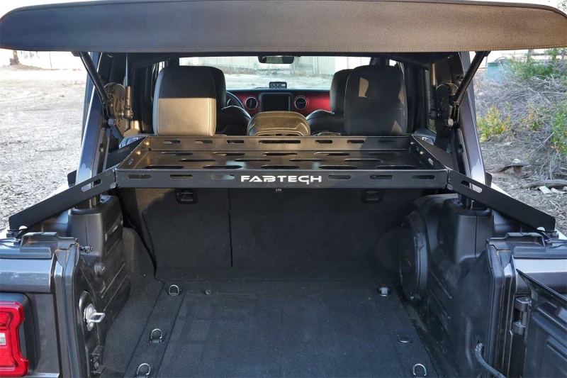 Fabtech 18-21 Jeep JL 4WD 4-Door Interior Cargo Rack - Image 4