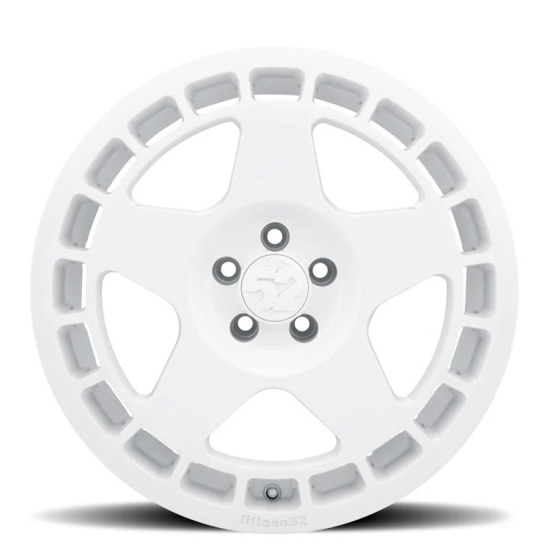fifteen52 Turbomac 18x8.5 5x112 45mm ET 66.56mm Center Bore Rally White Wheel - Image 3