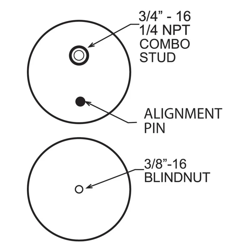 Firestone Ride-Rite Replacement Bellow 224CZ (For Kit PN 2596 / 2299 / 2597 / 2550) (W217606401) - Image 4