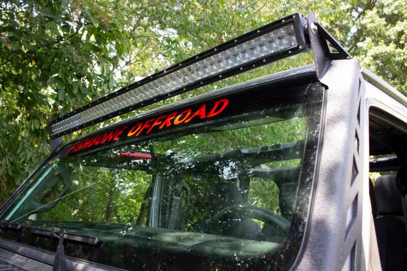 Fishbone Offroad 2018+ Jeep Wrangler JL Windshield Light Bracket - Image 2