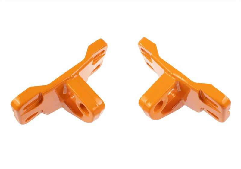 Ford Racing 2021+ Bronco Front Bumper Tow Hooks - Orange (Pair) - Image 9