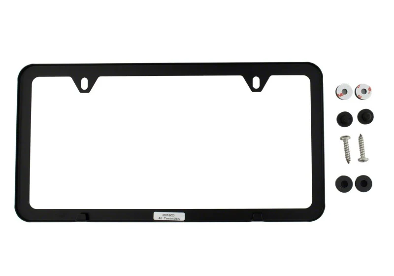 Ford Racing Ford Performance Slim License Plate Frame - Black Stainless Steel - Image 9