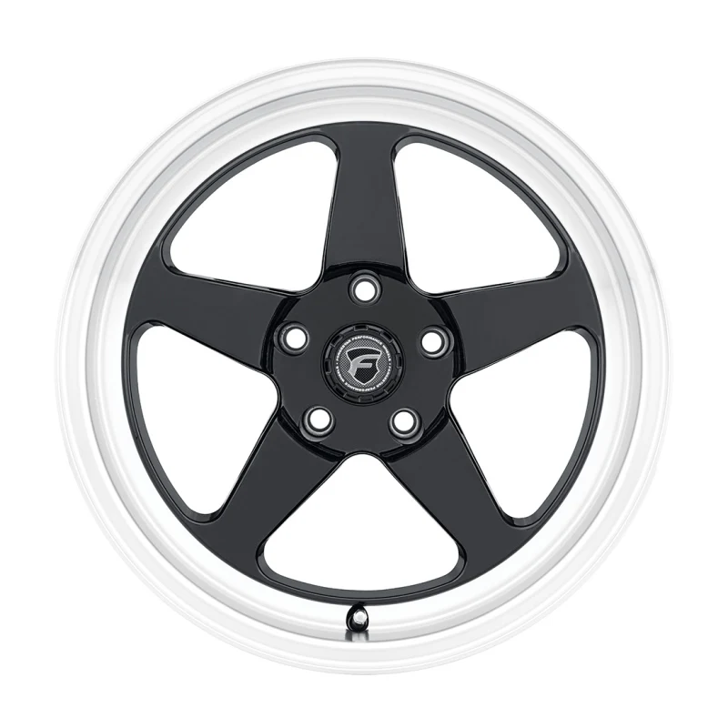 Forgestar D5 Drag 17x10 / 5x115 BP / ET30 / 6.6in BS Gloss Black Wheel - Image 2