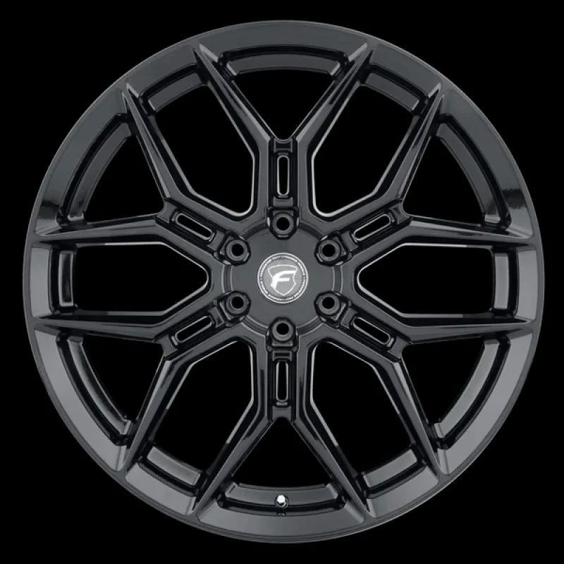Forgestar X12 22x10 / 6x135 BP / ET30 / 6.68in BS Gloss Black Wheel - Image 2