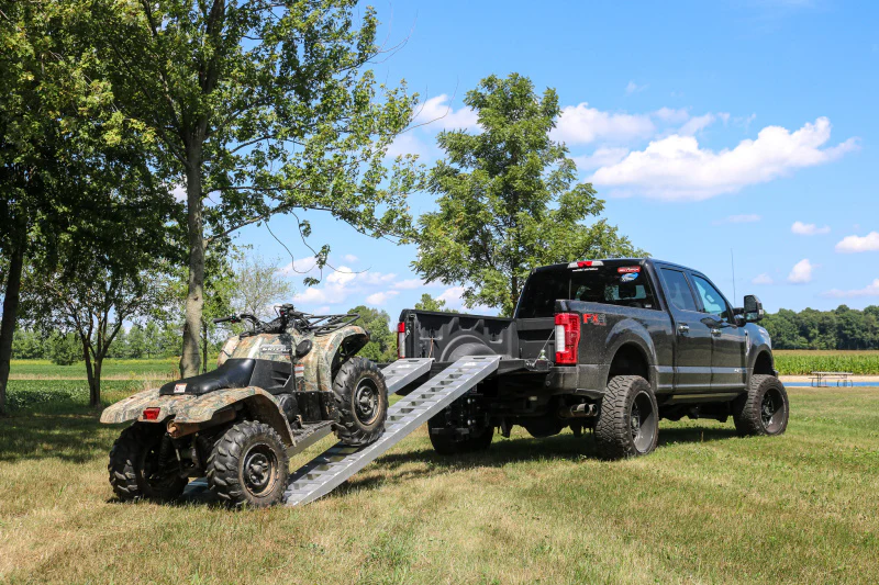 Gen-Y Heavy-Duty 6ft Aluminum Loading Ramps 14in x 72in 3K Capacity Per Ramp - Pair - Image 3