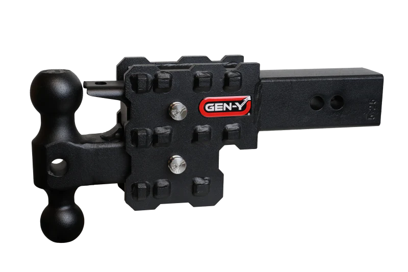 Gen-Y Phantom-X 2.5in Solid Shank 2.5in Drop 1.6K TW 16K Hitch w/GH-051 & GH-032 (No Flat Towing)