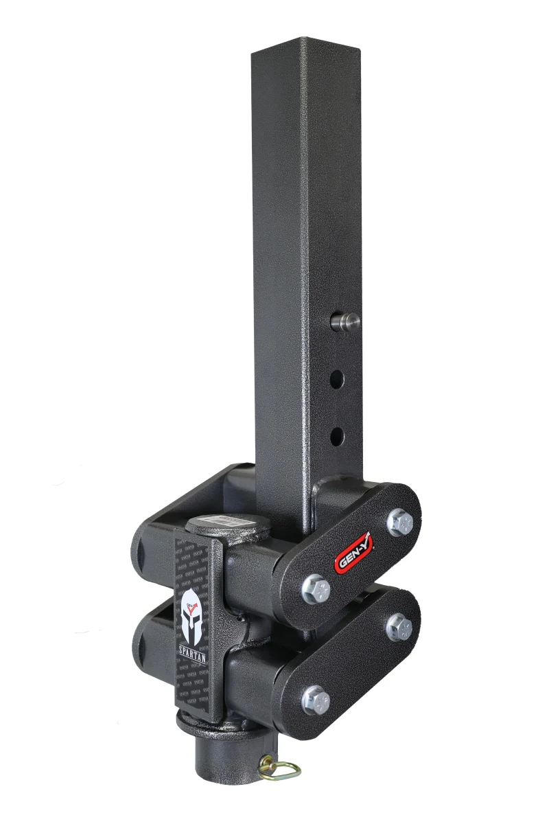 Gen-Y Spartan Torsion-Flex 5in Offset 4in SQ Tube Gooseneck 2-5/16in Coupler Standard Height - Image 2