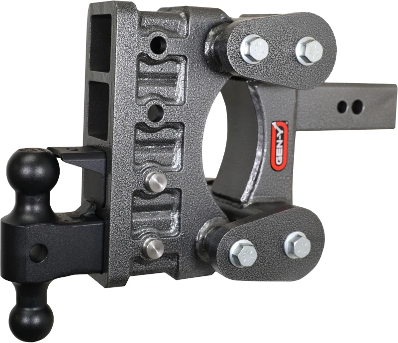 Gen-Y The Boss Torsion-Flex 2.5in Shank 6in Drop 3.5K Hitch w/GH-0161 Dual-Ball/Pintle Lock - Image 5