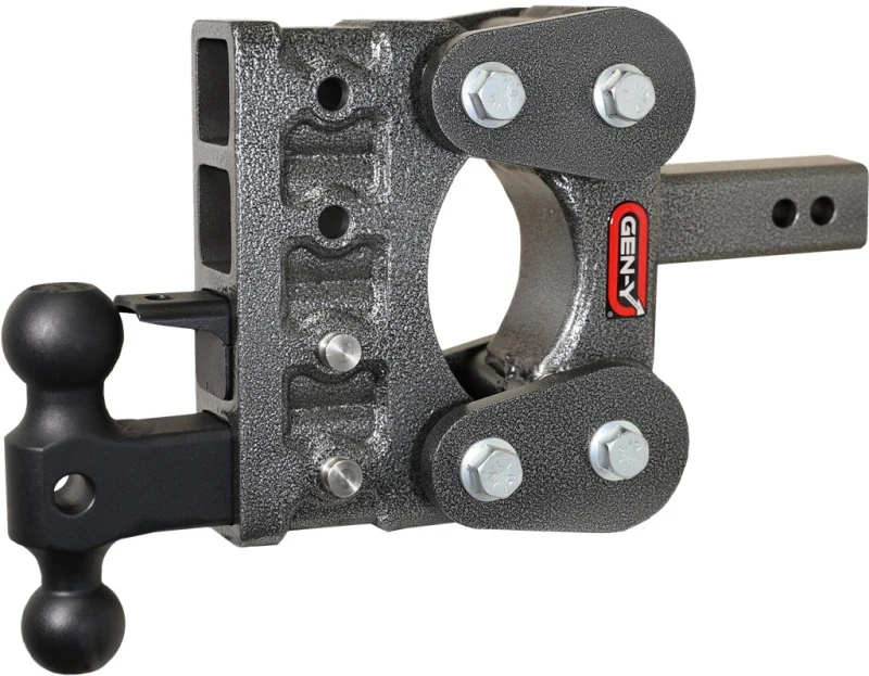 Gen-Y The Boss Torsion-Flex 2in Shank 5in Drop 10K Hitch w/GH-031 Dual-Ball/GH-032 Pintle Lock - Image 3