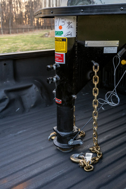 Gen-Y Viking 4in Round Tube Gooseneck Static Hitch w/SnapLatch 2-5/16in Coupler 8.5K TW 30K - Image 2